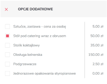 Krok 3 - opcje dodatkowe